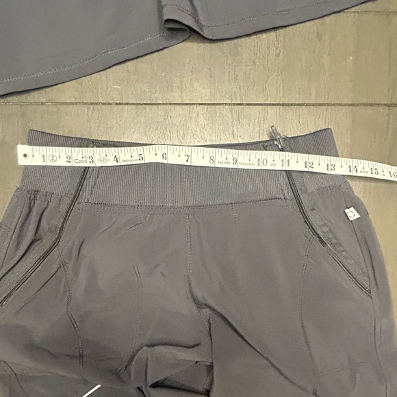 Cherokee infinity gray pewter scrub set round neck S top XS pet. Joggers NWT - Picture 14 of 15